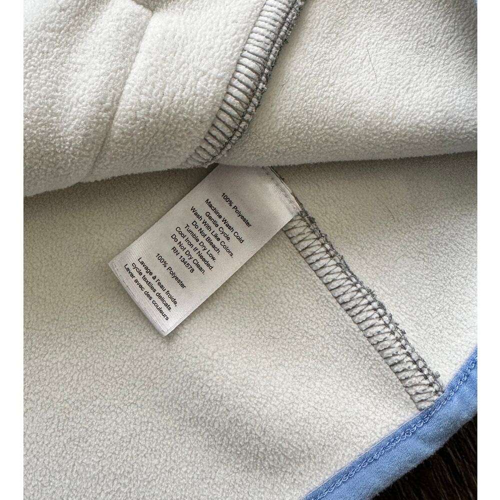 Vineyard Vines Girls Fleece Zip Vest Gray Blue XL 16 - Picture 6 of 6